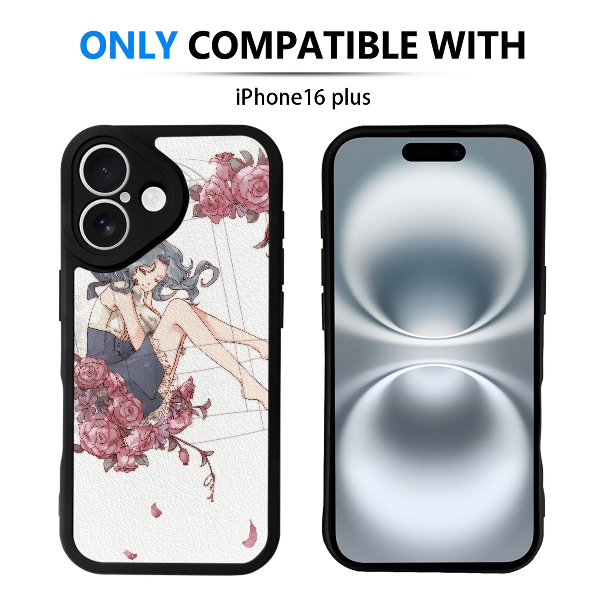 （画像用） 美少女戦士セーラームーン Sailor Moon 【iPhone 16シリーズ対応】シリコンスマホケース（レザー調） 材質：シリコン